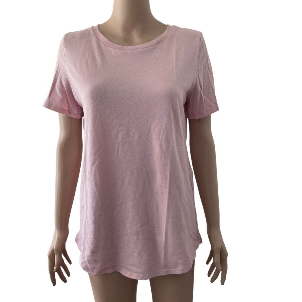 Victorias Secret Pink Tshirt Womens Large Stretch Short Sleeve